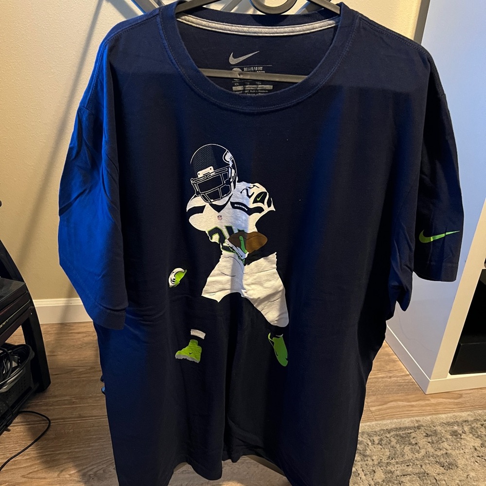 Nike Football Seahawks “Beast Mode” regular fit tee Sz XXL